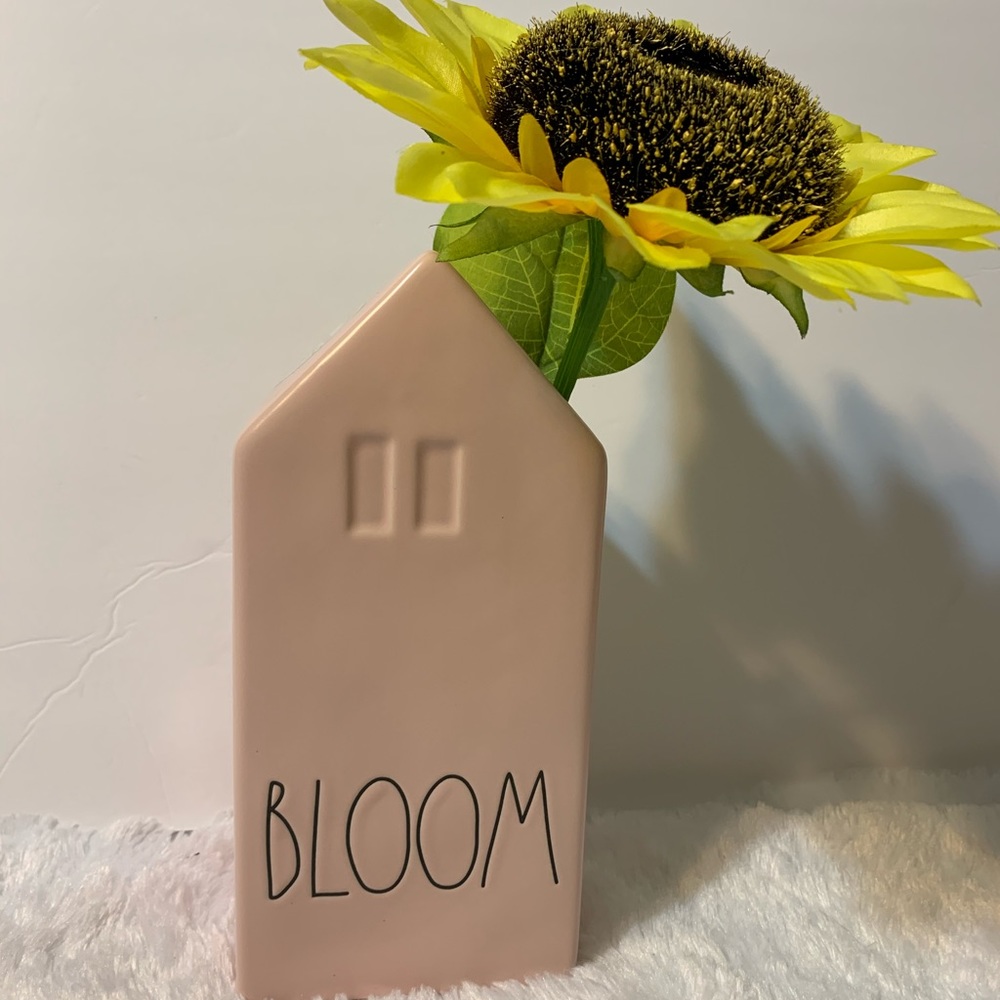 Rae Dunn pink flower vase
